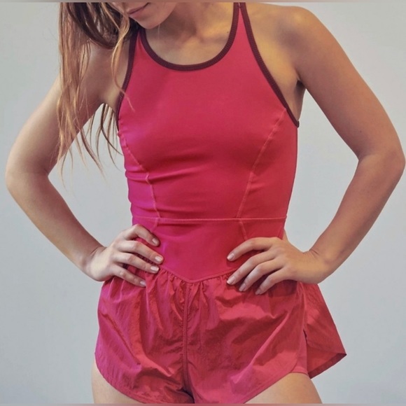 Free People Pants - NWOT Free People Movement That Last Mile Runsie Size L